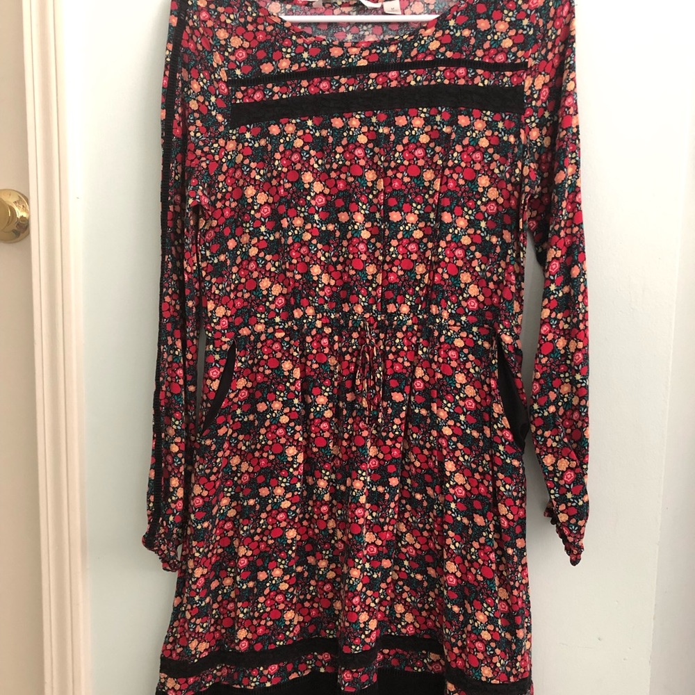 Flowers print very beautiful dress